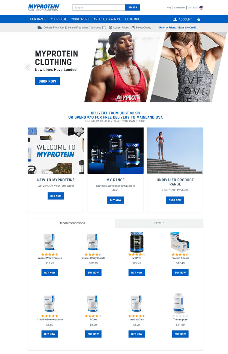 Myprotein USA