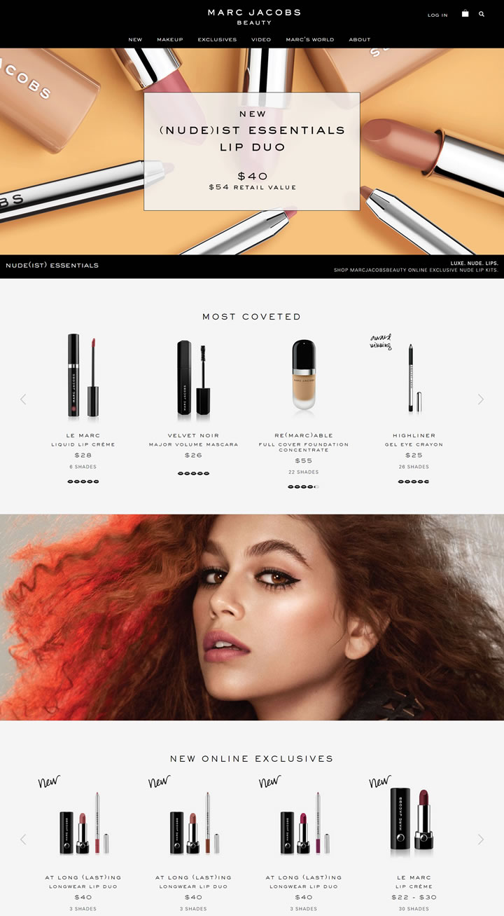 Marc Jacobs彩妆官网：Marc Jacobs Beauty