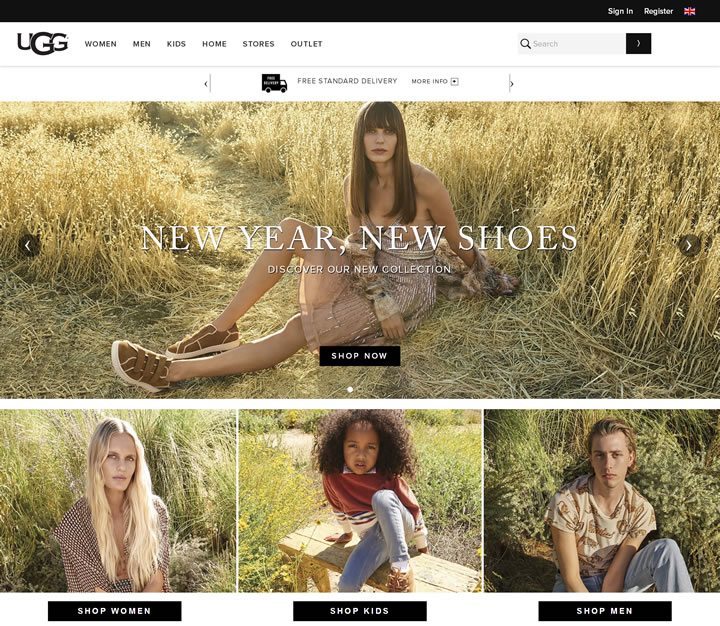 UGG英国官方网站：UGG UK