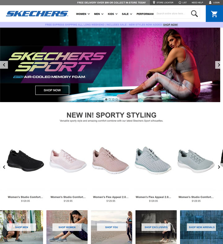 斯凯奇澳大利亚官网：SKECHERS澳大利亚