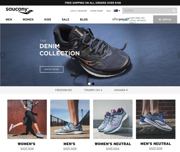 Saucony澳大利亚官网：美国跑鞋品牌，运动鞋中的劳斯莱斯