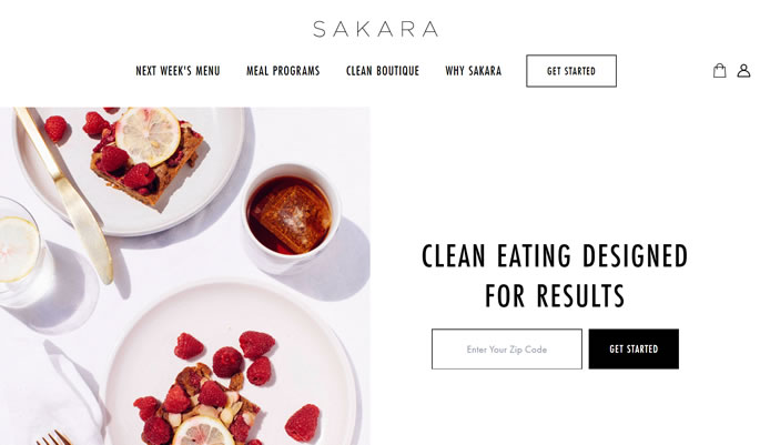 100％植物性、有机、即食餐：Sakara Life