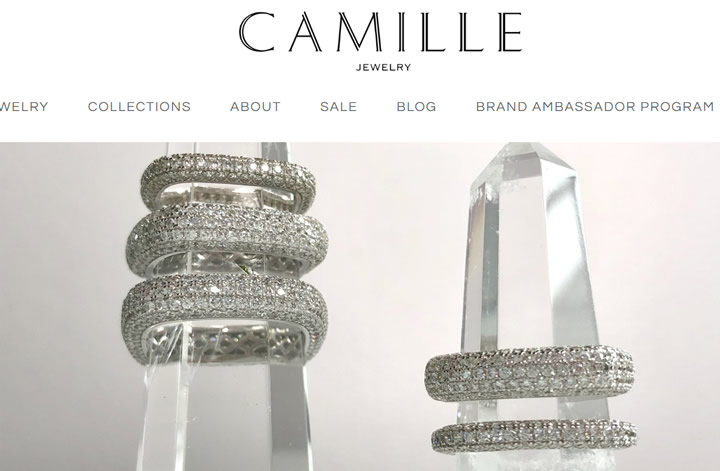 Camille Jewelry官网：现代女性时尚首饰