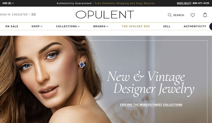 美国珠宝精品店：Opulent Jewelers