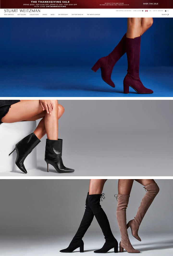 斯图尔特·韦茨曼鞋加拿大官网：Stuart Weitzman加拿大