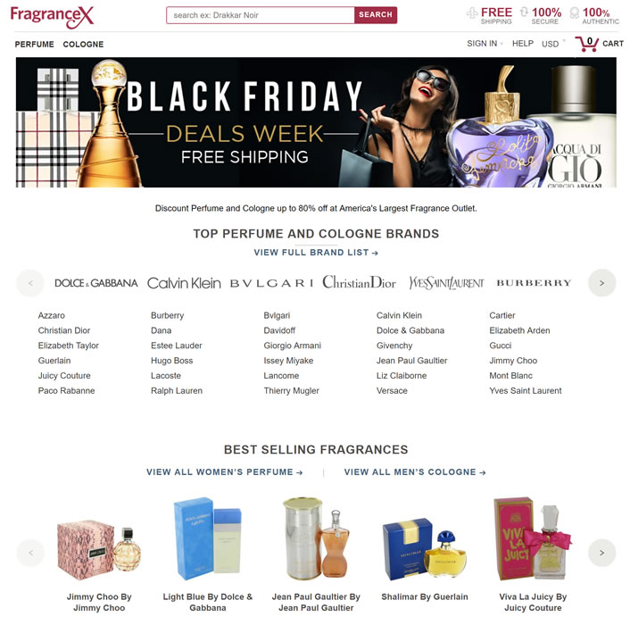 America’s Largest Fragrance Outlet: FragranceX.com