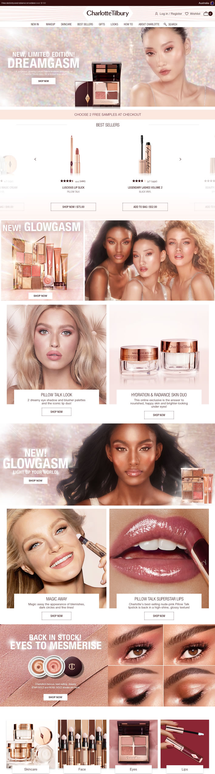 Charlotte Tilbury Australia Official Site: British Beauty Brand