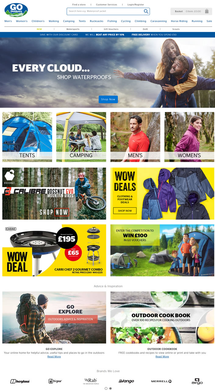 The UK’s Biggest Outdoor Stores: Go Outdoors