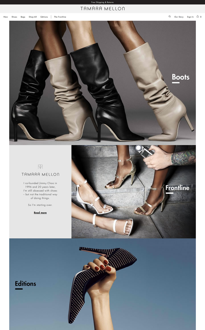 Tamara Mellon Official Site: Luxury Footwear Brand