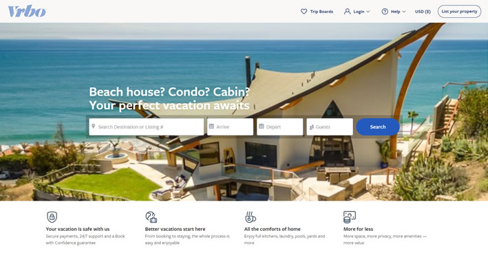 America’s Most Popular Vacation Rental Website: Vrbo